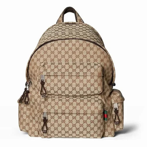 Gucci Original Backpack Large Authentic GG Canvas Luxury