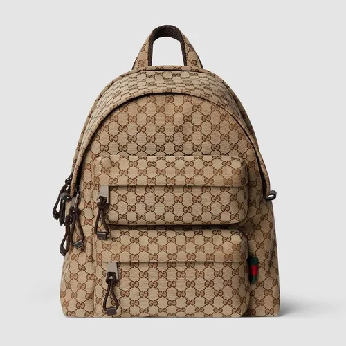 Gucci Original Backpack Large Authentic GG Canvas Luxury