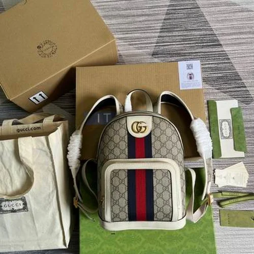Gucci Original Backpack Large Authentic GG Canvas Luxury