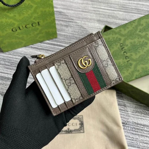 Gucci Original Women's Wallet Authentic GG Canvas Luxury
