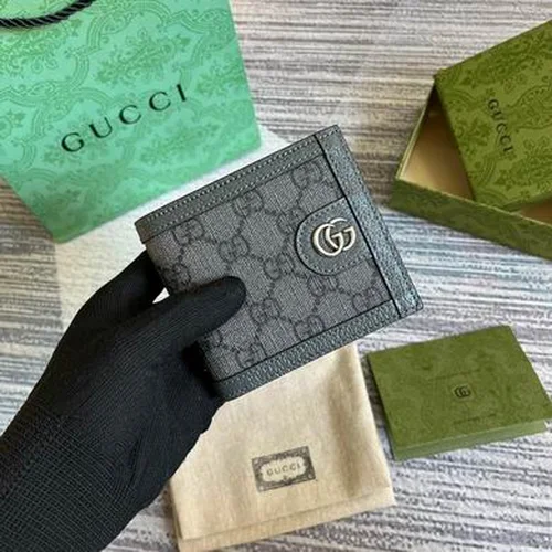Gucci Original Women's Wallet Authentic GG Canvas Luxury