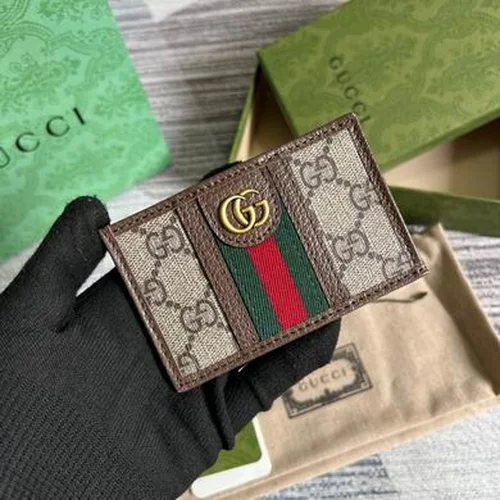 Gucci Original Women's Wallet Authentic GG Canvas Luxury