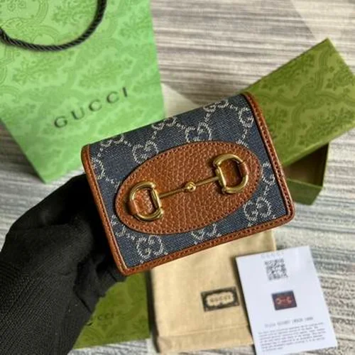 Gucci Original Women's Wallet Authentic GG Canvas Luxury
