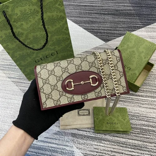 Gucci Original Women's Wallet Authentic GG Canvas Luxury