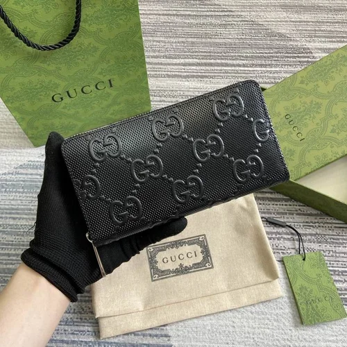 Gucci Original Women's Wallet Authentic GG Canvas Luxury