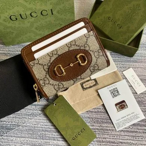 Gucci Original Women's Wallet Authentic GG Canvas Luxury