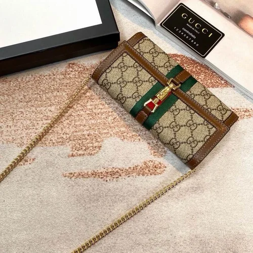 Gucci Original Women's Wallet Authentic GG Canvas Luxury