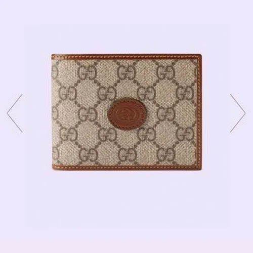 Gucci Original Women's Wallet Authentic GG Canvas Luxury