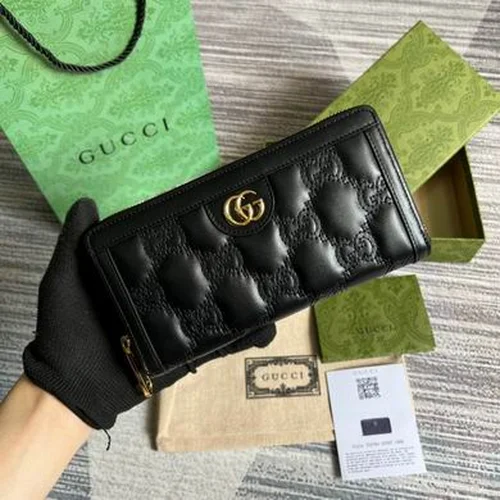 Gucci Original Women's Wallet Authentic GG Canvas Luxury