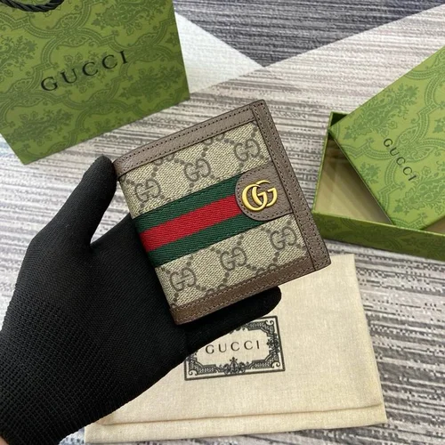 Gucci Original Women's Wallet Authentic GG Canvas Luxury