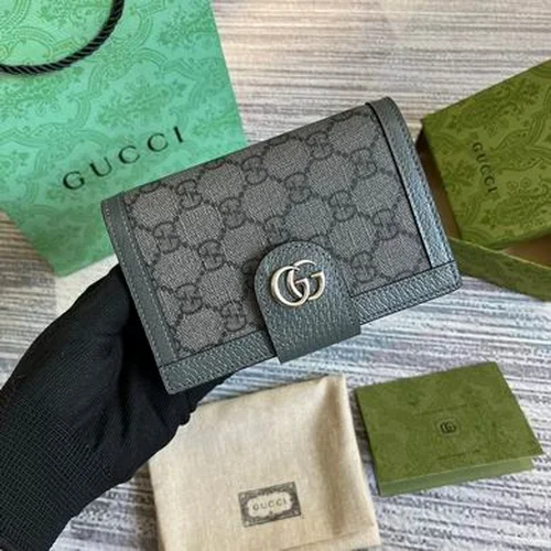 Gucci Original Women's Wallet Authentic GG Canvas Luxury