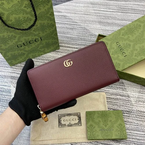 Gucci Original Women's Wallet Authentic GG Canvas Luxury