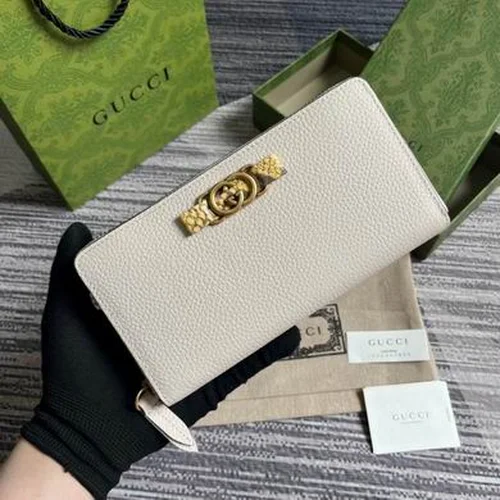 Gucci Original Women's Wallet Authentic GG Canvas Luxury