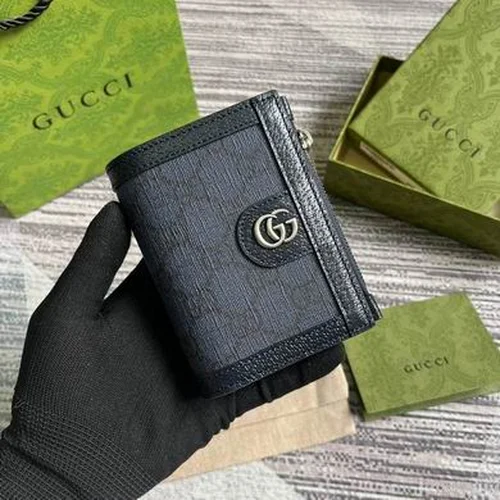 Gucci Original Women's Wallet Authentic GG Canvas Luxury