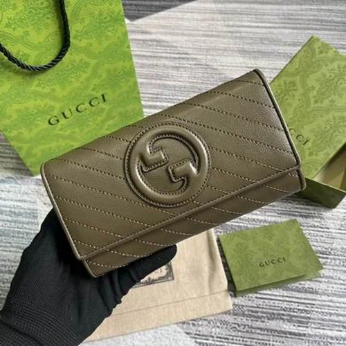 Gucci Original Women's Wallet Authentic GG Canvas Luxury