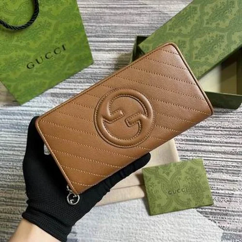 Gucci Original Women's Wallet Authentic GG Canvas Luxury