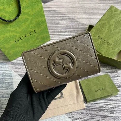 Gucci Original Women's Wallet Authentic GG Canvas Luxury