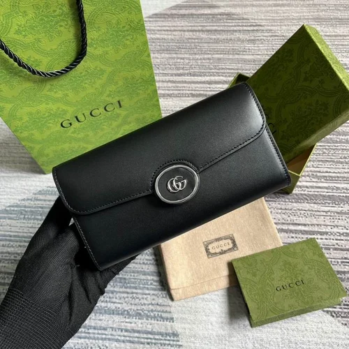 Gucci Original Women's Wallet Authentic GG Canvas Luxury