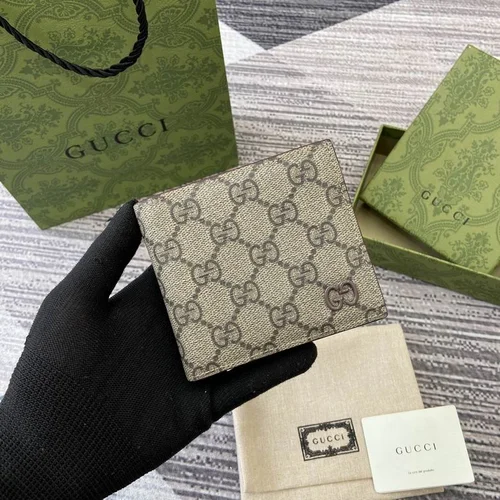 Gucci Original Women's Wallet Authentic GG Canvas Luxury