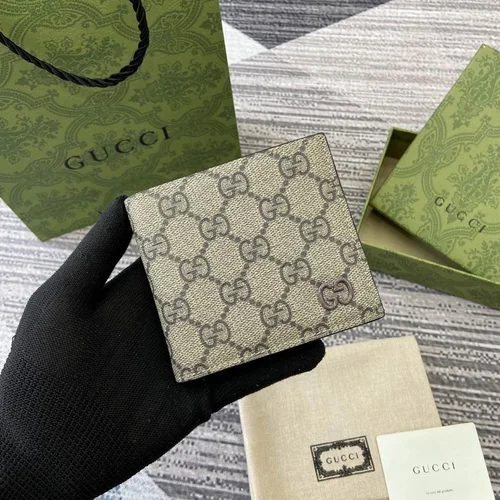 Gucci Original Women's Wallet Authentic GG Canvas Luxury