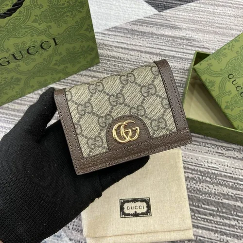 Gucci Original Women's Wallet Authentic GG Canvas Luxury