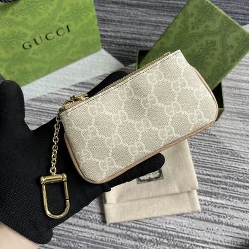 Gucci Original Women's Wallet Authentic GG Canvas Luxury
