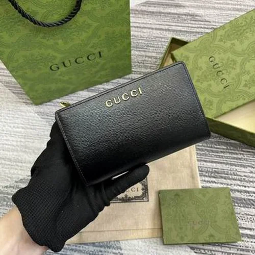 Gucci Original Women's Wallet Authentic GG Canvas Luxury