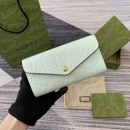 Gucci Original Women's Wallet Authentic GG Canvas Luxury