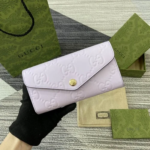 Gucci Original Women's Wallet Authentic GG Canvas Luxury