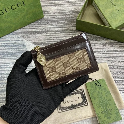 Gucci Original Women's Wallet Authentic GG Canvas Luxury