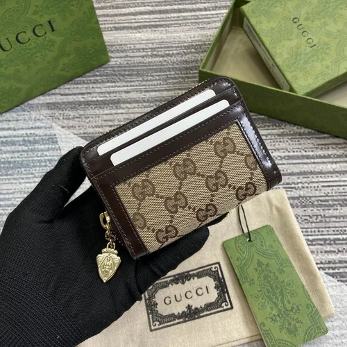 Gucci Original Women's Wallet Authentic GG Canvas Luxury