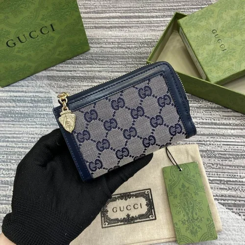 Gucci Original Women's Wallet Authentic GG Canvas Luxury