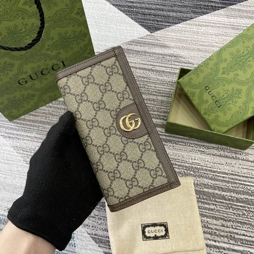 Gucci Original Women's Wallet Authentic GG Canvas Luxury