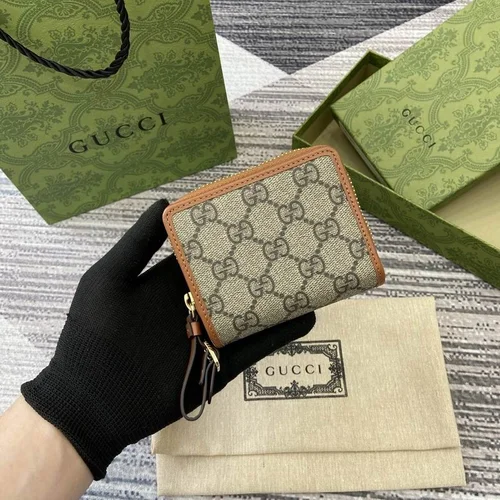 Gucci Original Women's Wallet Authentic GG Canvas Luxury
