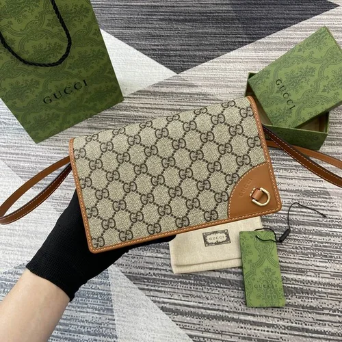 Gucci Original Women's Wallet Authentic GG Canvas Luxury