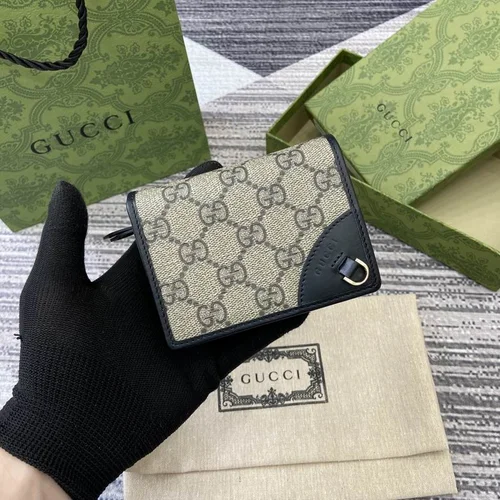 Gucci Original Women's Wallet Authentic GG Canvas Luxury