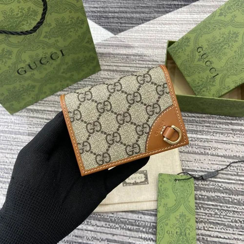 Gucci Original Women's Wallet Authentic GG Canvas Luxury