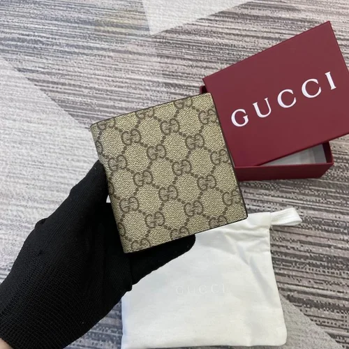 Gucci Original Women's Wallet Authentic GG Canvas Luxury