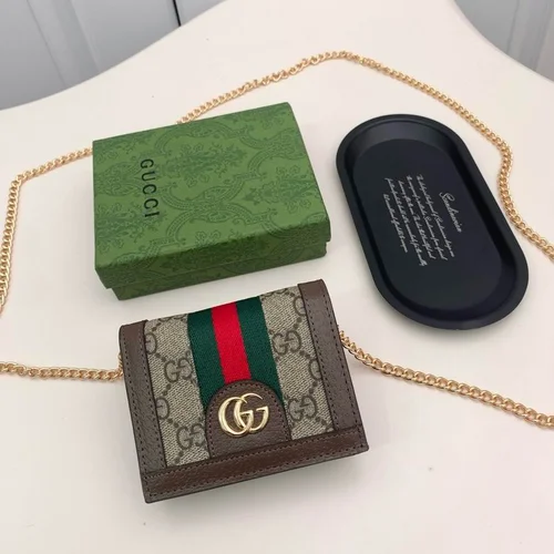 Gucci Original Women's Wallet Authentic GG Canvas Luxury