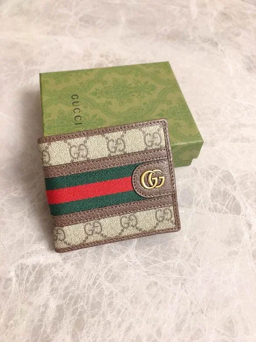 Gucci Original Women's Wallet Authentic GG Canvas Luxury