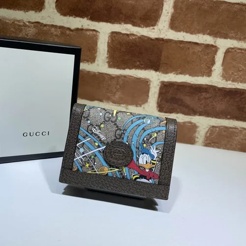 Gucci Original Women's Wallet Authentic GG Canvas Luxury