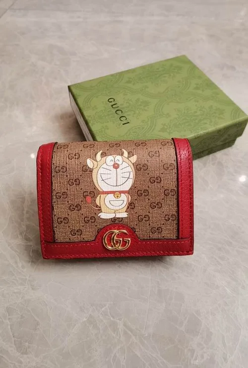 Gucci Original Women's Wallet Authentic GG Canvas Luxury