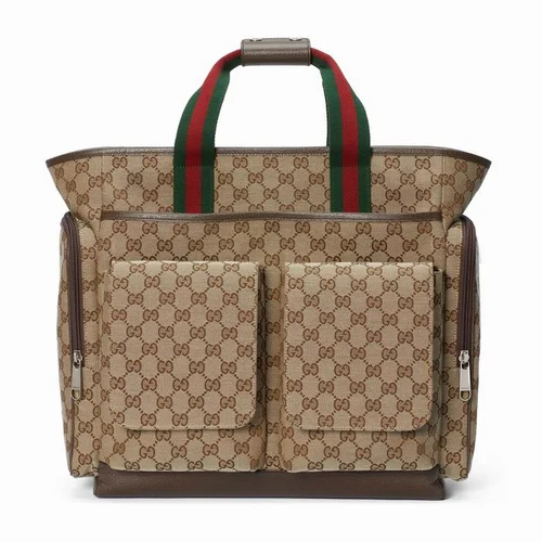 Gucci Original Backpack Large Authentic GG Canvas Luxury