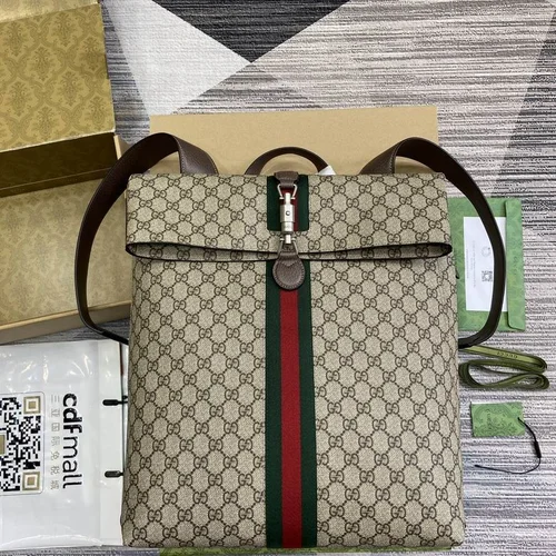 Gucci Original Backpack Large Authentic GG Canvas Luxury