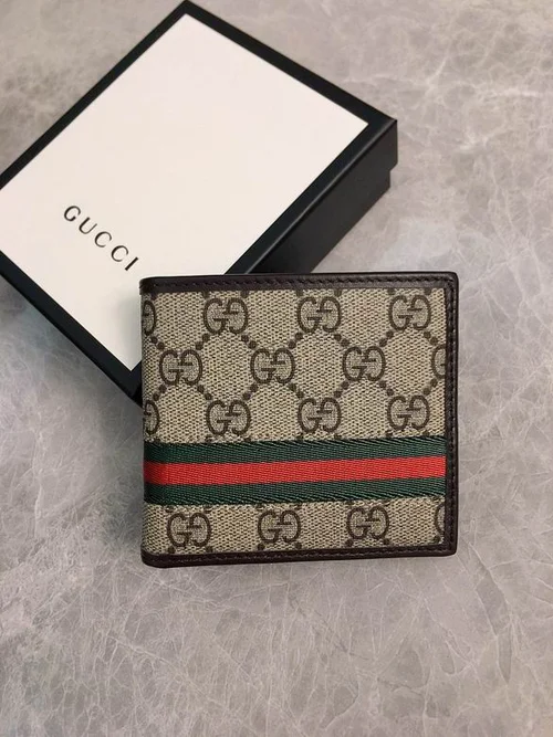 Gucci Original Women's Wallet Authentic GG Canvas Luxury