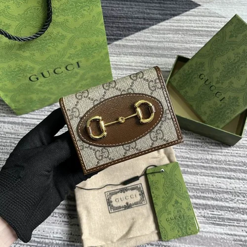 Gucci Original Women's Wallet Authentic GG Canvas Luxury