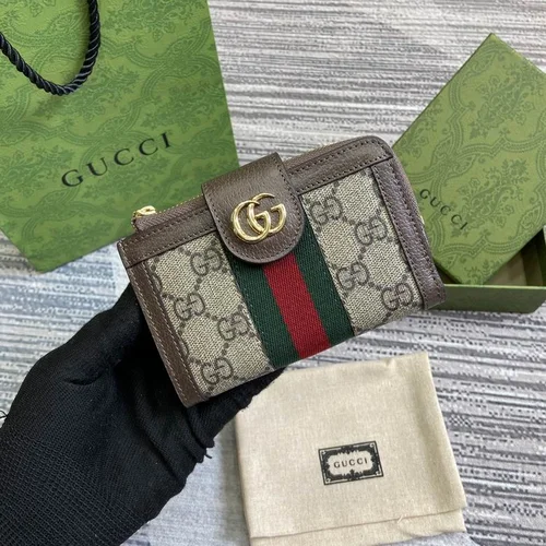 Gucci Original Women's Wallet Authentic GG Canvas Luxury