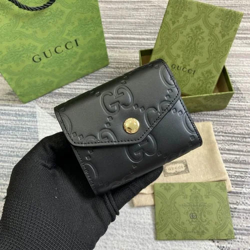Gucci Original Women's Wallet Authentic GG Canvas Luxury