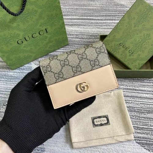 Gucci Original Women's Wallet Authentic GG Canvas Luxury