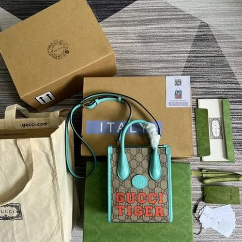 Gucci Original Tote Bags Large Authentic GG Canvas Luxury